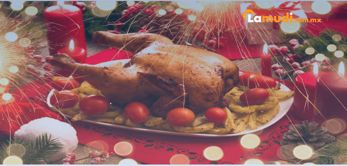 cena perfecta de Navidad