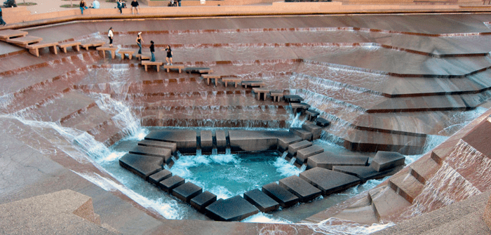 Jardines de Agua de Fort Worth, Dallas, Texas (1974)