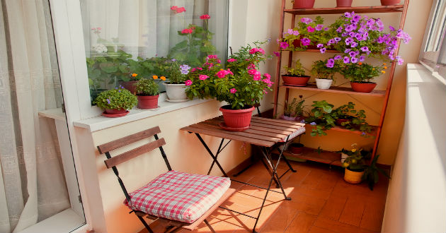balcones pequenos