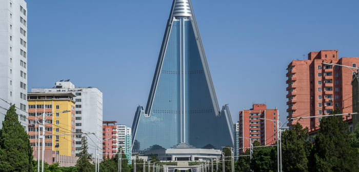 Hotel Ryugyong Pyongyang en Corea del Norte