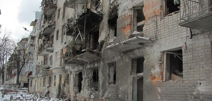 Reconstrucción de una ciudad en guerra: Ucrania