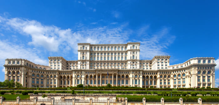 Palacio del Parlamento en Bucarest